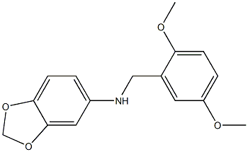 N-[(2,5-dimethoxyphenyl)methyl]-2H-1,3-benzodioxol-5-amine|