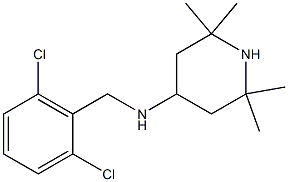 N-[(2,6-dichlorophenyl)methyl]-2,2,6,6-tetramethylpiperidin-4-amine Struktur