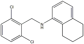 N-[(2,6-dichlorophenyl)methyl]-5,6,7,8-tetrahydronaphthalen-1-amine Structure