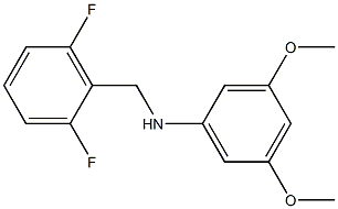 N-[(2,6-difluorophenyl)methyl]-3,5-dimethoxyaniline Struktur