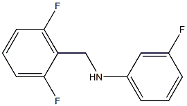 N-[(2,6-difluorophenyl)methyl]-3-fluoroaniline,,结构式