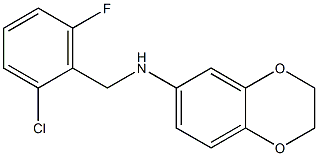 N-[(2-chloro-6-fluorophenyl)methyl]-2,3-dihydro-1,4-benzodioxin-6-amine Structure