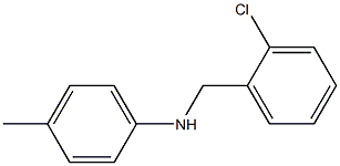 N-[(2-chlorophenyl)methyl]-4-methylaniline Struktur