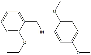N-[(2-ethoxyphenyl)methyl]-2,5-dimethoxyaniline Struktur