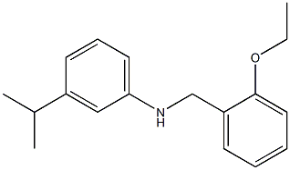 N-[(2-ethoxyphenyl)methyl]-3-(propan-2-yl)aniline Structure