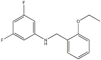 N-[(2-ethoxyphenyl)methyl]-3,5-difluoroaniline 结构式