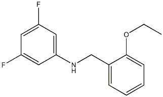 N-[(2-ethoxyphenyl)methyl]-3,5-difluoroaniline 化学構造式