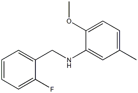 N-[(2-fluorophenyl)methyl]-2-methoxy-5-methylaniline