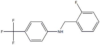 N-[(2-fluorophenyl)methyl]-4-(trifluoromethyl)aniline Structure