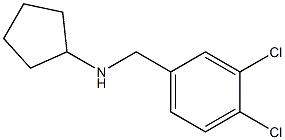 N-[(3,4-dichlorophenyl)methyl]cyclopentanamine Struktur