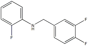 N-[(3,4-difluorophenyl)methyl]-2-fluoroaniline Struktur