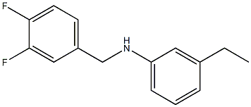 N-[(3,4-difluorophenyl)methyl]-3-ethylaniline Structure