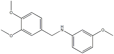 N-[(3,4-dimethoxyphenyl)methyl]-3-methoxyaniline