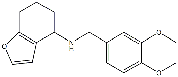 N-[(3,4-dimethoxyphenyl)methyl]-4,5,6,7-tetrahydro-1-benzofuran-4-amine Struktur