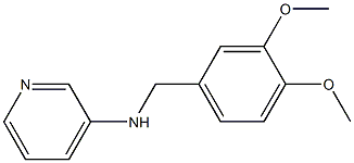 N-[(3,4-dimethoxyphenyl)methyl]pyridin-3-amine,,结构式