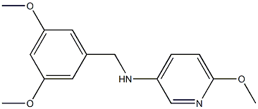 N-[(3,5-dimethoxyphenyl)methyl]-6-methoxypyridin-3-amine