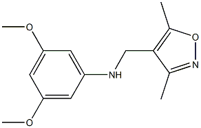 N-[(3,5-dimethyl-1,2-oxazol-4-yl)methyl]-3,5-dimethoxyaniline Structure