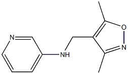 N-[(3,5-dimethyl-1,2-oxazol-4-yl)methyl]pyridin-3-amine Struktur