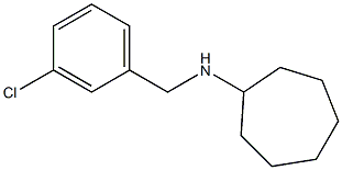 N-[(3-chlorophenyl)methyl]cycloheptanamine