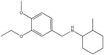 N-[(3-ethoxy-4-methoxyphenyl)methyl]-2-methylcyclohexan-1-amine 结构式
