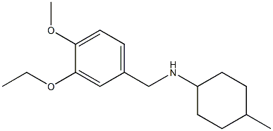 N-[(3-ethoxy-4-methoxyphenyl)methyl]-4-methylcyclohexan-1-amine