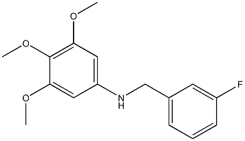 N-[(3-fluorophenyl)methyl]-3,4,5-trimethoxyaniline