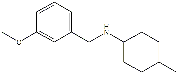N-[(3-methoxyphenyl)methyl]-4-methylcyclohexan-1-amine,,结构式