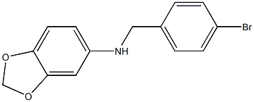 N-[(4-bromophenyl)methyl]-2H-1,3-benzodioxol-5-amine