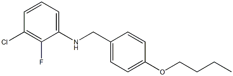 N-[(4-butoxyphenyl)methyl]-3-chloro-2-fluoroaniline