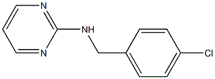 N-[(4-chlorophenyl)methyl]pyrimidin-2-amine Struktur