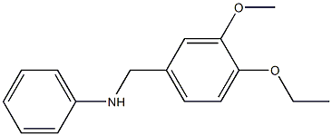 N-[(4-ethoxy-3-methoxyphenyl)methyl]aniline