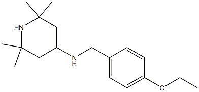 N-[(4-ethoxyphenyl)methyl]-2,2,6,6-tetramethylpiperidin-4-amine Structure