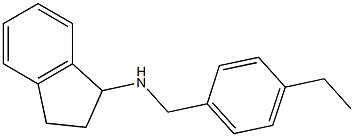  N-[(4-ethylphenyl)methyl]-2,3-dihydro-1H-inden-1-amine