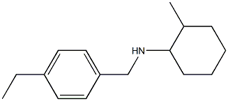 N-[(4-ethylphenyl)methyl]-2-methylcyclohexan-1-amine,,结构式