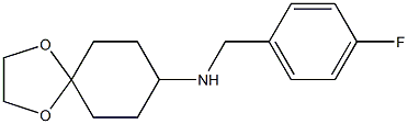 N-[(4-fluorophenyl)methyl]-1,4-dioxaspiro[4.5]decan-8-amine