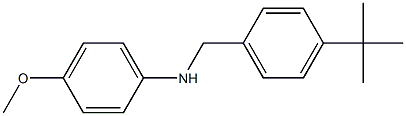 N-[(4-tert-butylphenyl)methyl]-4-methoxyaniline Structure