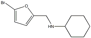 N-[(5-bromofuran-2-yl)methyl]cyclohexanamine Struktur