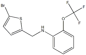  N-[(5-bromothiophen-2-yl)methyl]-2-(trifluoromethoxy)aniline