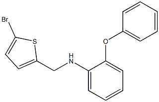 N-[(5-bromothiophen-2-yl)methyl]-2-phenoxyaniline Structure