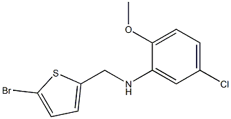  N-[(5-bromothiophen-2-yl)methyl]-5-chloro-2-methoxyaniline
