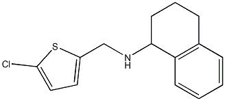 N-[(5-chlorothiophen-2-yl)methyl]-1,2,3,4-tetrahydronaphthalen-1-amine 结构式