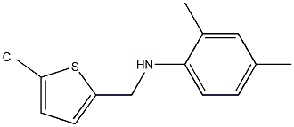 N-[(5-chlorothiophen-2-yl)methyl]-2,4-dimethylaniline Structure