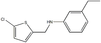 N-[(5-chlorothiophen-2-yl)methyl]-3-ethylaniline Structure
