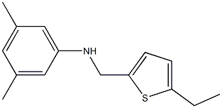 N-[(5-ethylthiophen-2-yl)methyl]-3,5-dimethylaniline Structure