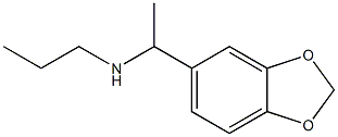 N-[1-(1,3-benzodioxol-5-yl)ethyl]-N-propylamine Structure