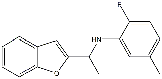 N-[1-(1-benzofuran-2-yl)ethyl]-2-fluoro-5-methylaniline