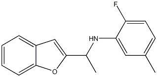 N-[1-(1-benzofuran-2-yl)ethyl]-2-fluoro-5-methylaniline|