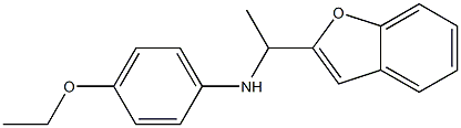  N-[1-(1-benzofuran-2-yl)ethyl]-4-ethoxyaniline