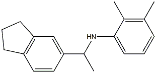 N-[1-(2,3-dihydro-1H-inden-5-yl)ethyl]-2,3-dimethylaniline,,结构式