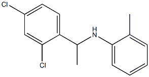 N-[1-(2,4-dichlorophenyl)ethyl]-2-methylaniline Structure